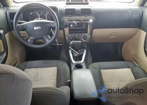 2006 Hummer H3 из США, поврежденный, VIN 5GTDN136668164915